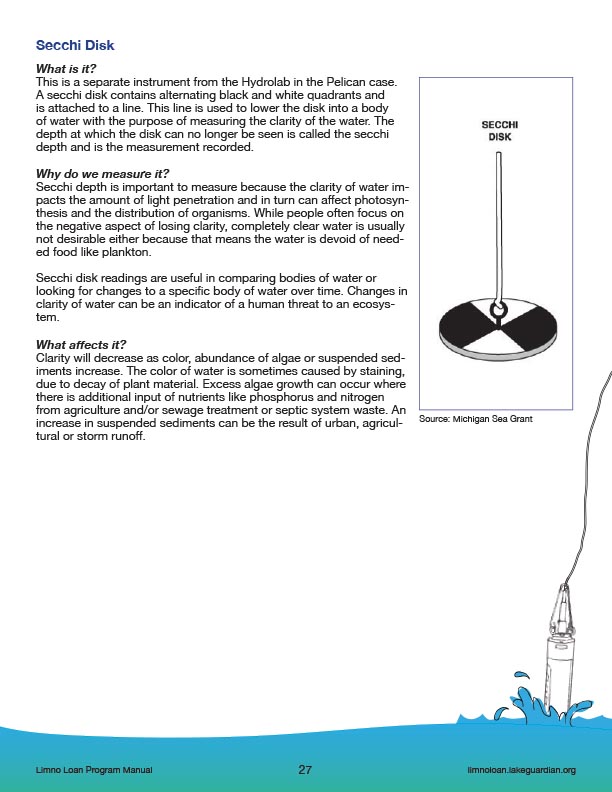 right-click to download secchi disk fact sheet